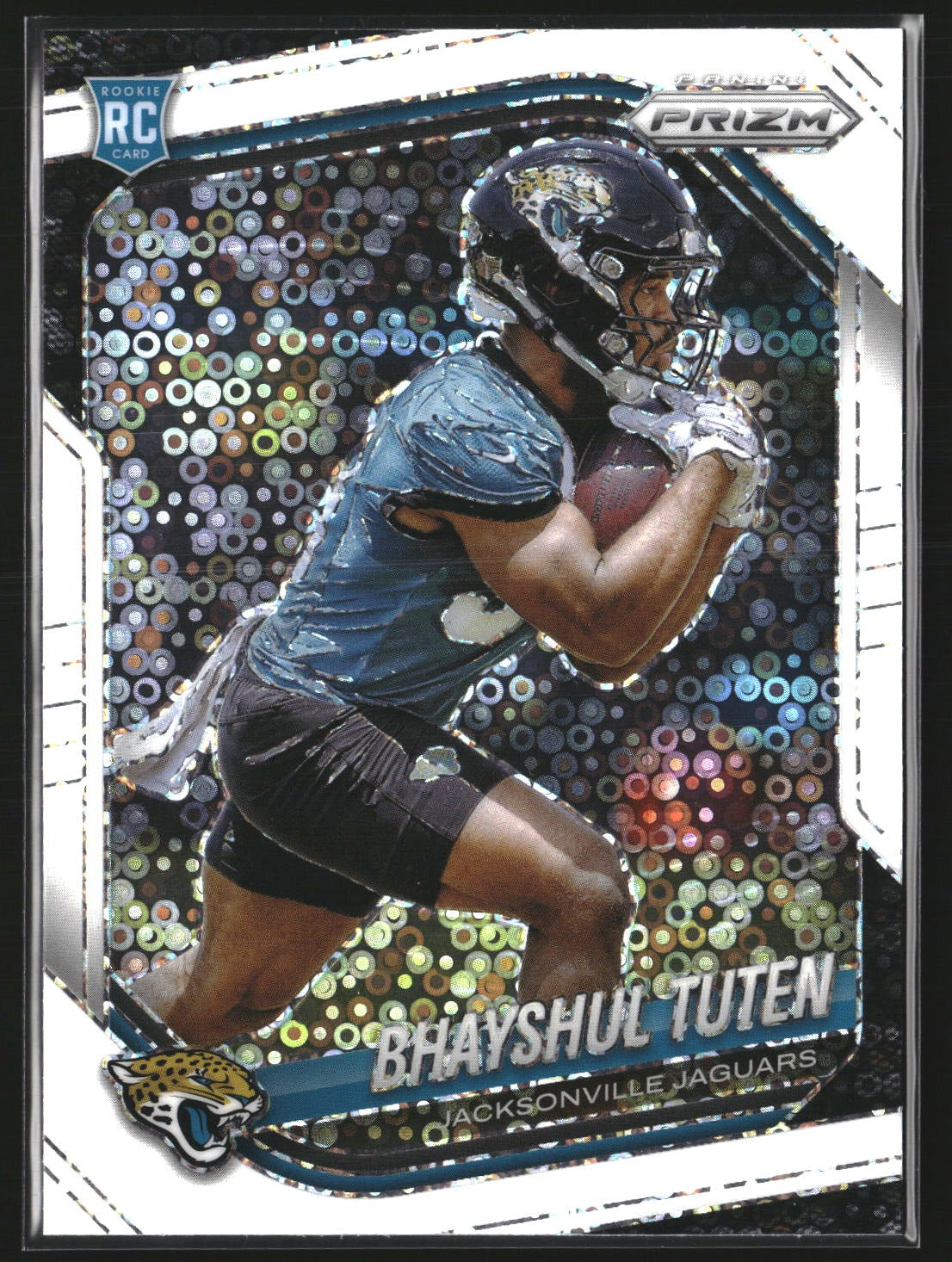 Bhayshul Tuten 2025 Panini Prizm 305 White Disco Jacksonville Jaguars