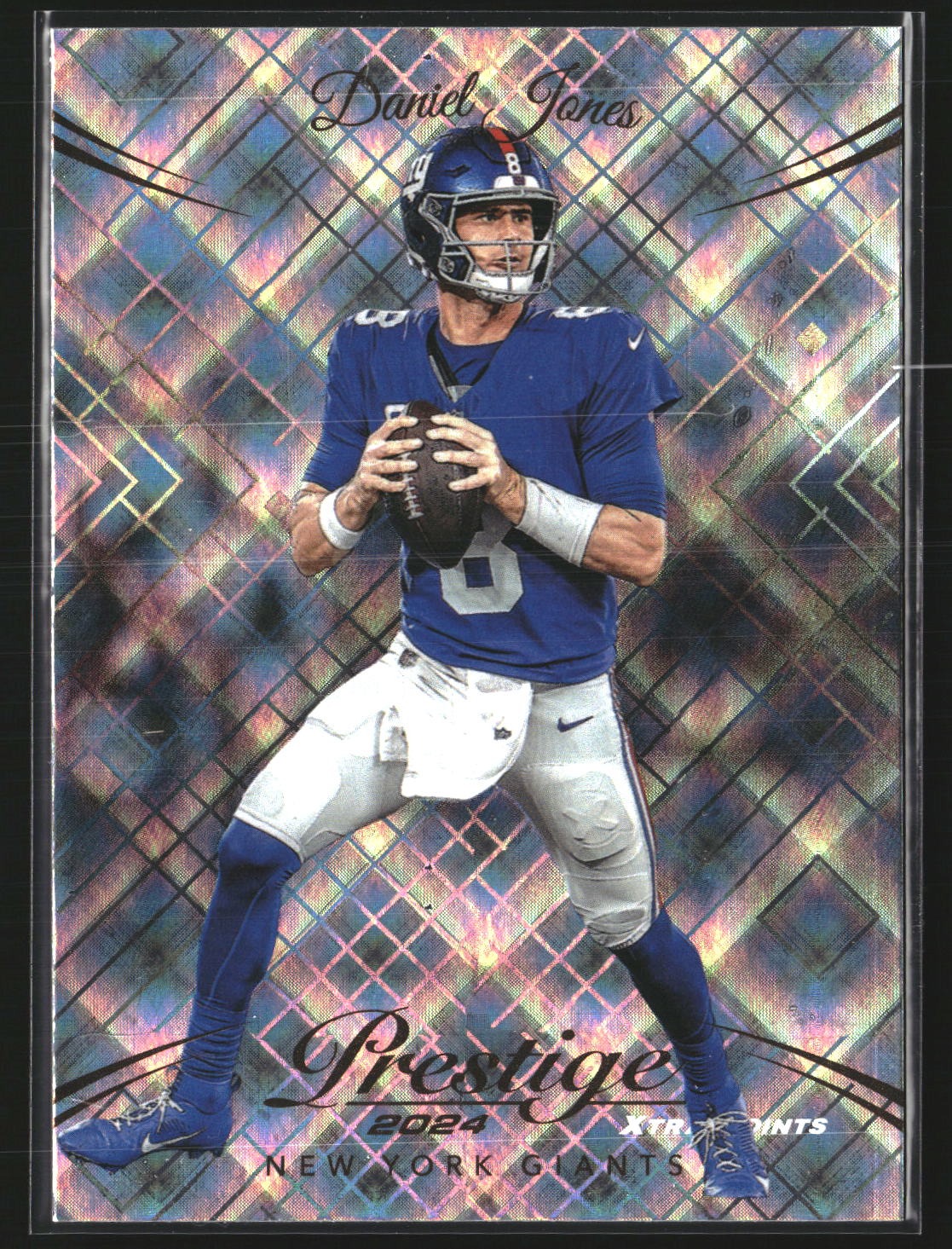 Daniel Jones 2024 Panini Prestige 220 Diamond Xtra Points New York Giants