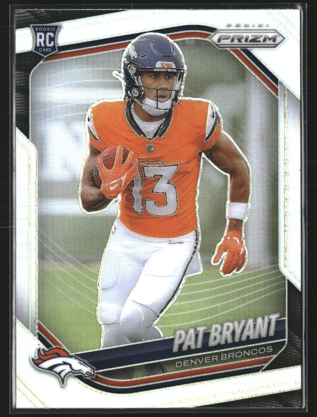 Pat Bryant 2025 Panini Prizm 366 Silver Denver Broncos