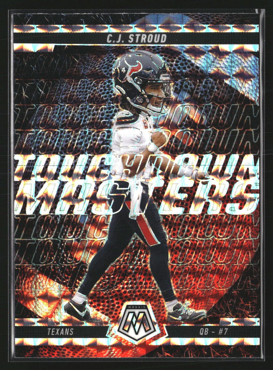 C.J. Stroud 2025 Panini Mosaic 11 Touchdown Masters Houston Texans