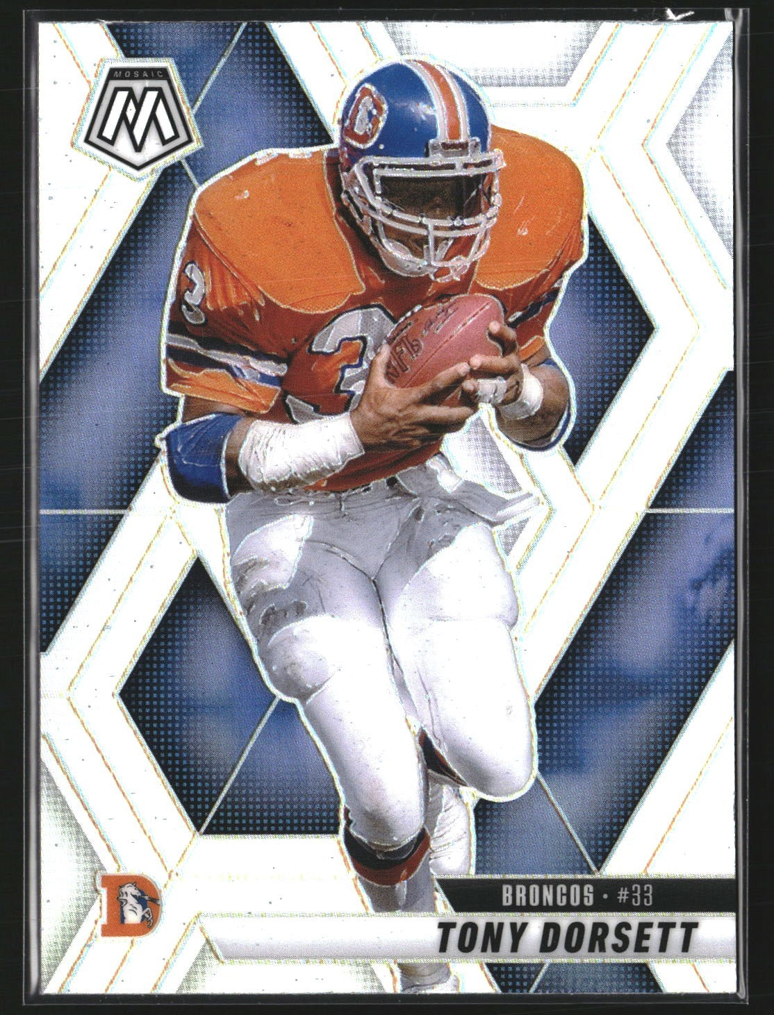 Tony Dorsett 2025 Panini Mosaic 34 Silver HOF Denver Broncos