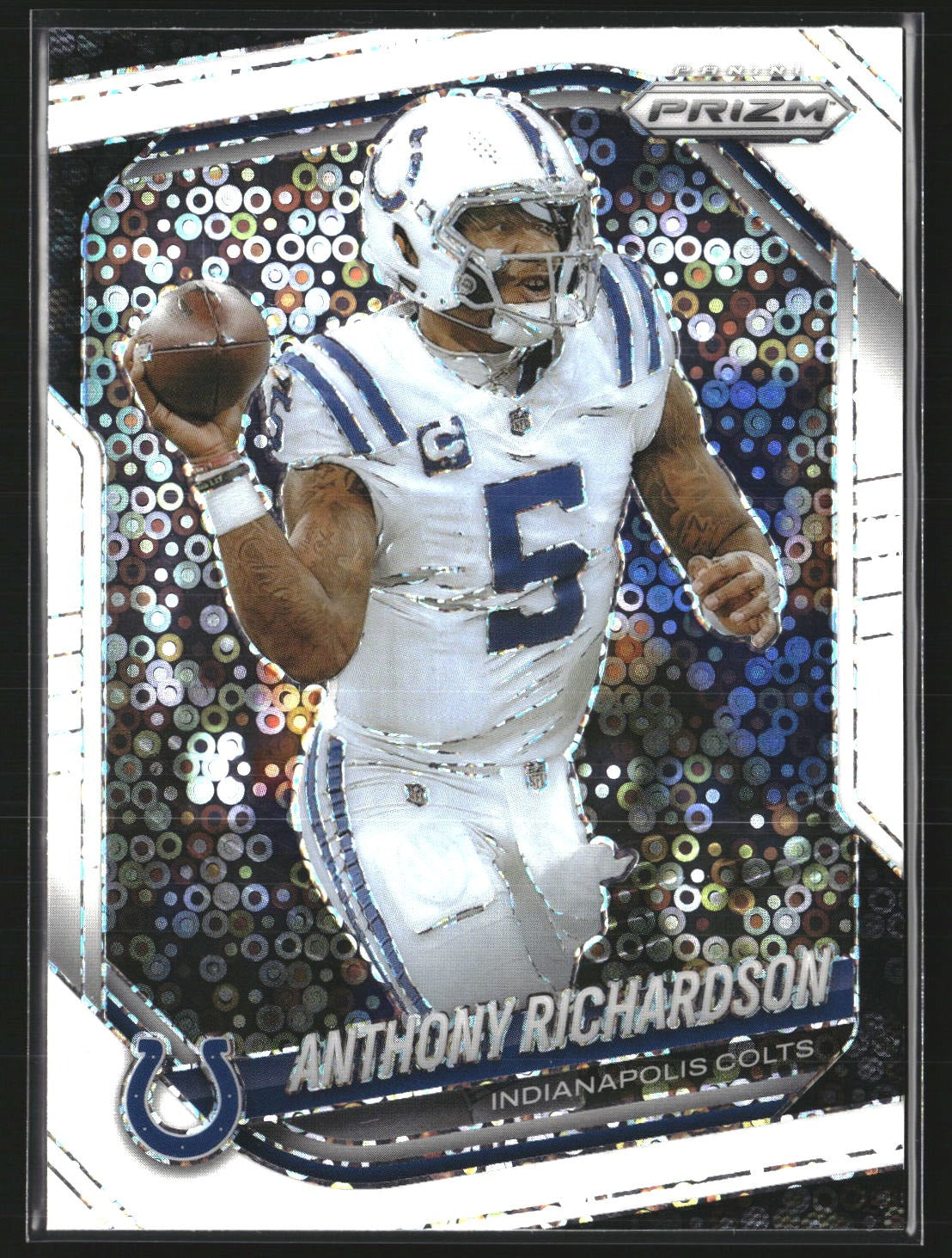 Anthony Richardson 2025 Panini Prizm 193 White Disco Indianapolis Colts