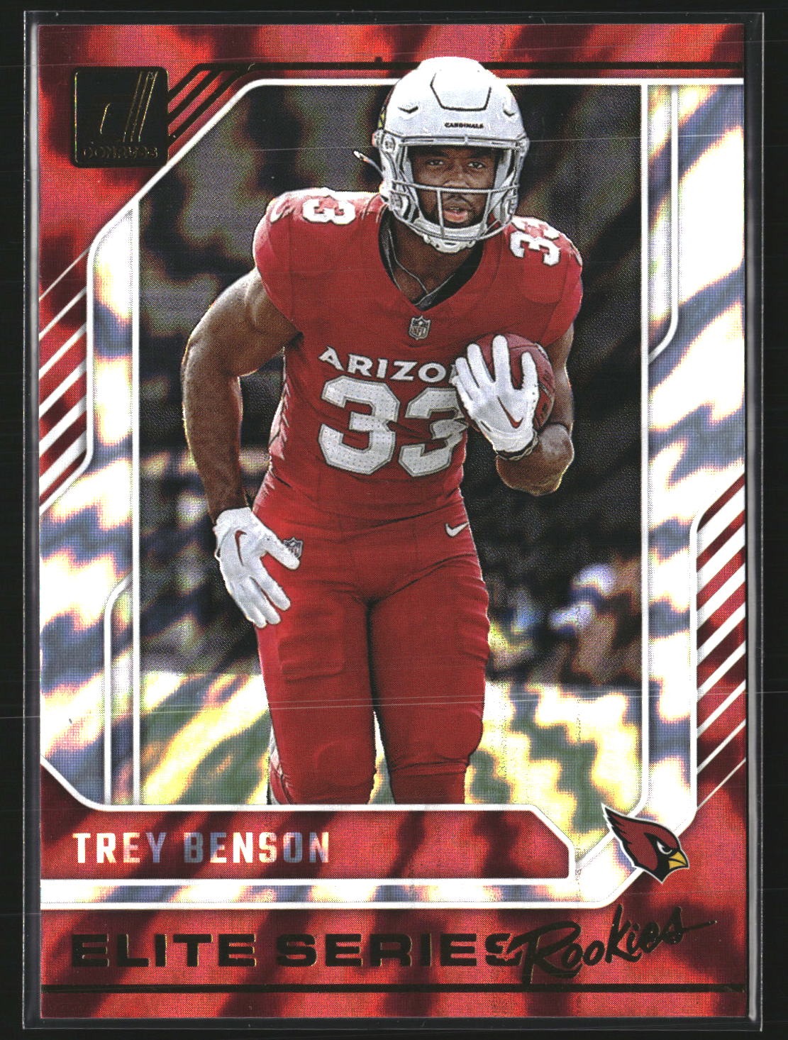 Trey Benson 2024 Donruss 25 Elite Series Rookies Arizona Cardinals
