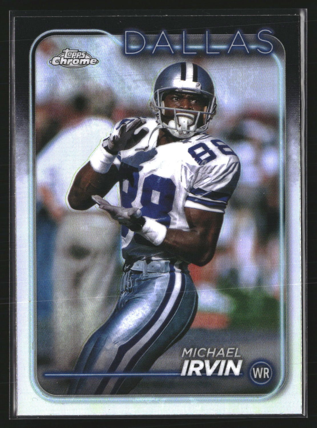Michael Irvin 2024 Topps Chrome 36 Refractor HOF Dallas Cowboys